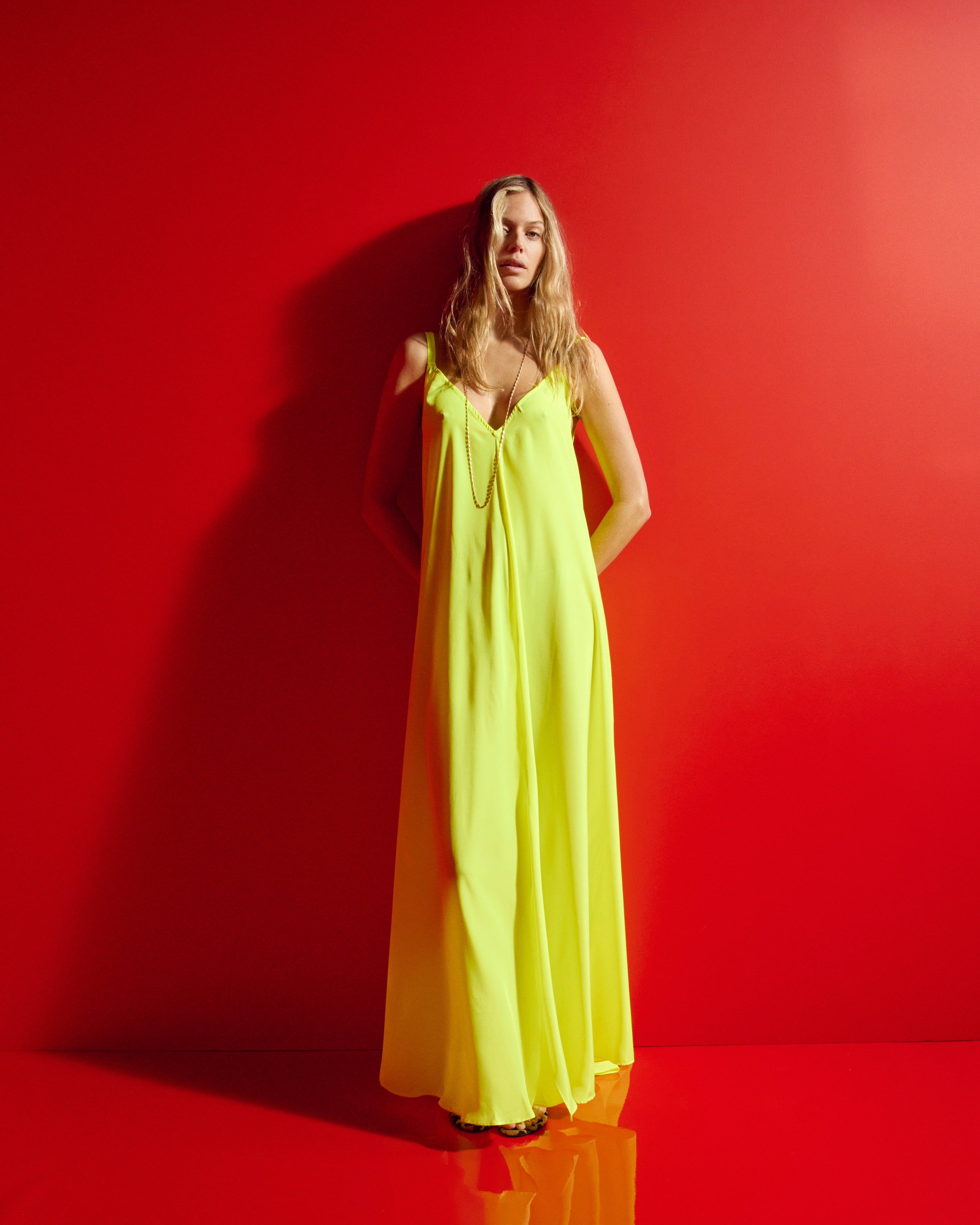 serena bute neon dress Ibiza Dress in Neon Yellow