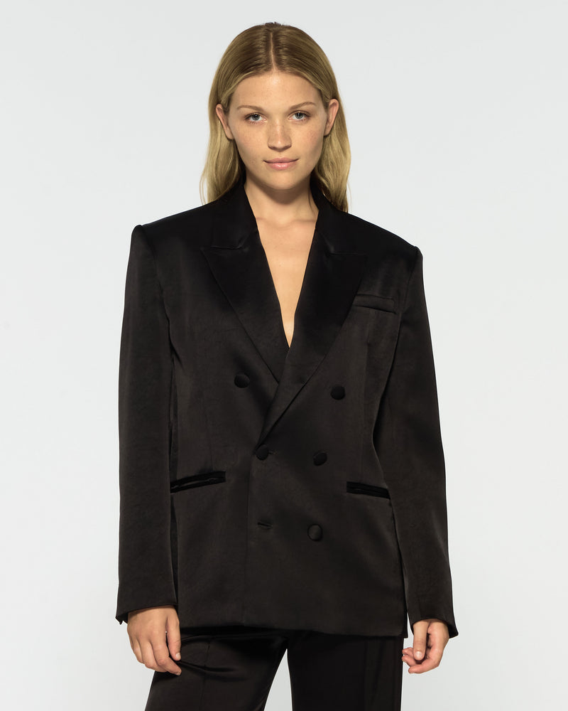 Double Breasted Blazer - Black picture #1