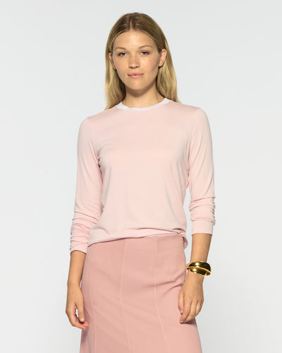 Long Sleeve T-Shirt - Pale Pink SERENA BUTE