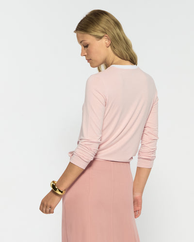 Long Sleeve T-Shirt - Pale Pink SERENA BUTE
