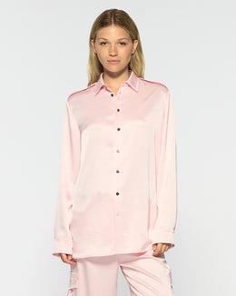 Cargo Shirt - Pale Pink