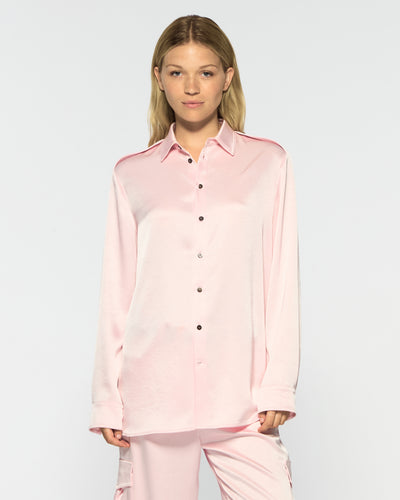 Cargo Shirt - Pale Pink SERENA BUTE