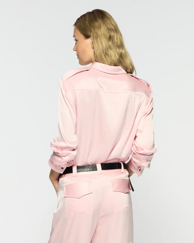 Cargo Shirt - Pale Pink SERENA BUTE