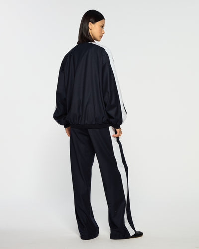 Serena Jogger - Navy Blue Wool SERENA BUTE