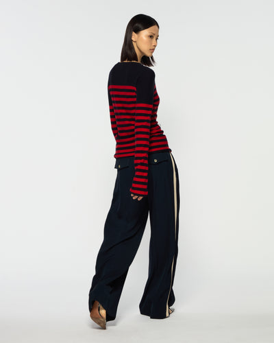 Serena Trouser - Navy Blue SERENA BUTE