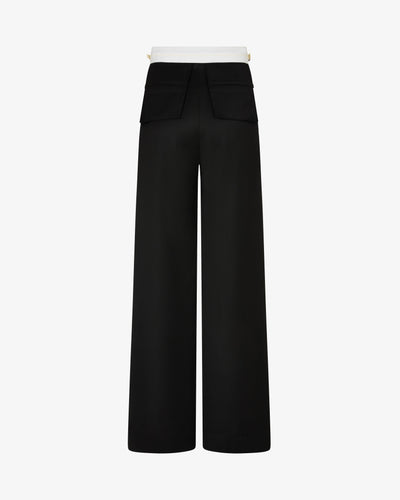 Inside Out Trouser - Black SERENA BUTE