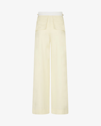 Inside Out Trouser - Ivory SERENA BUTE