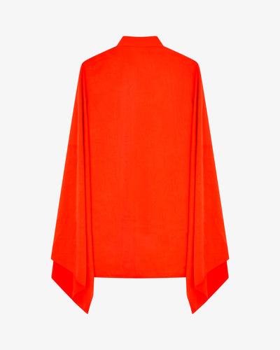 Kimono Sleeve Shirt - Bright Red SERENA BUTE