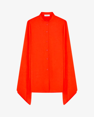 Kimono Sleeve Shirt - Bright Red SERENA BUTE