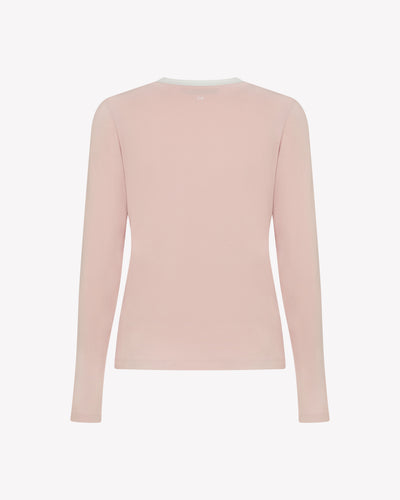 Long Sleeve T-Shirt - Pale Pink SERENA BUTE
