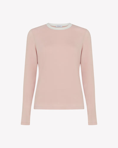 Long Sleeve T-Shirt - Pale Pink SERENA BUTE