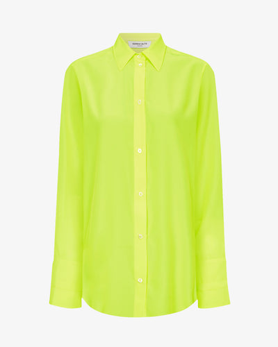 Oversized Shirt - Neon Yellow SERENA BUTE
