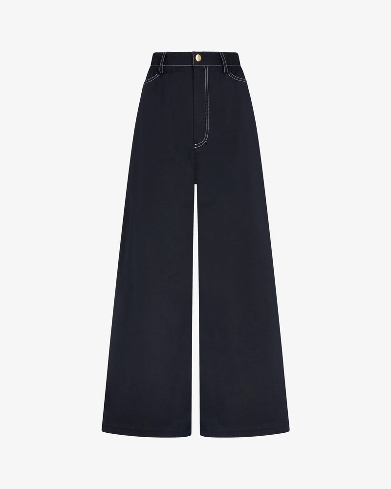 Paper Bag Jean - Dark Navy picture #2