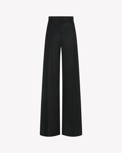 Serena Trouser - Dark Green Wool SERENA BUTE