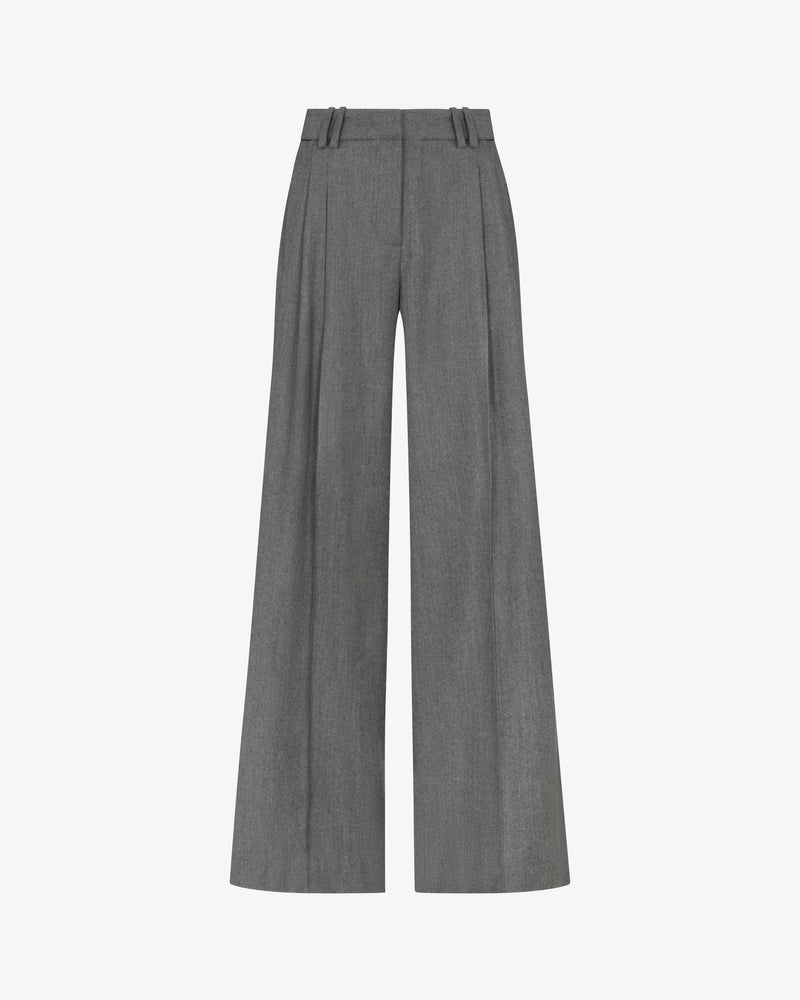 Serena Trouser - Dark Grey Wool picture #2
