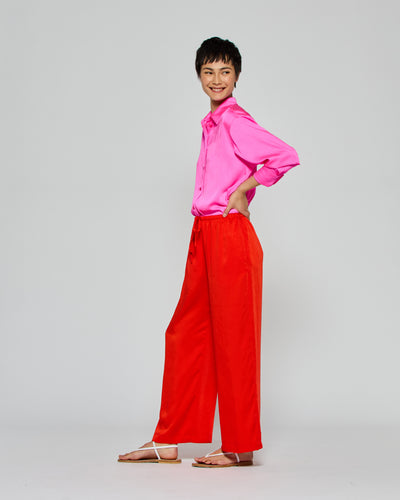 Cropped Jogger - Bright Red SERENA BUTE