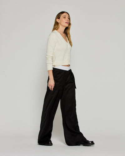 Inside Out Trouser - Black SERENA BUTE