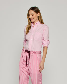 Johnny Fitted Shirt - Pale Pink