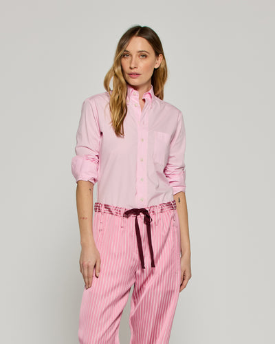 Johnny Fitted Shirt - Pale Pink SERENA BUTE