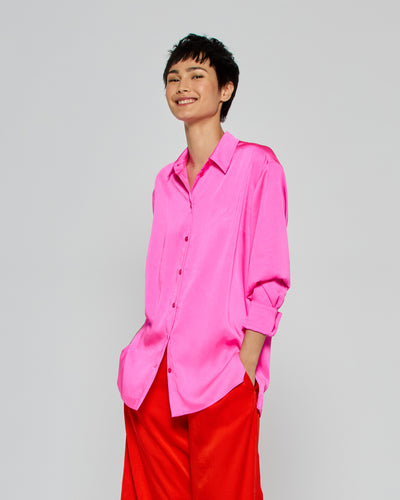 Oversized Shirt '25 - Shocking Pink SERENA BUTE