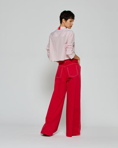 Paper Bag Jean - Red SERENA BUTE