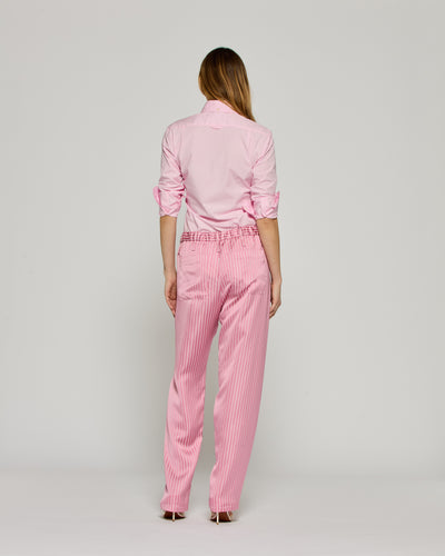 Satin Stripe Utility Jogger - Pink SERENA BUTE