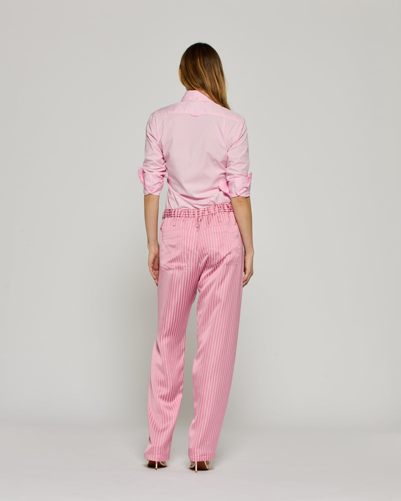 Satin Stripe Utility Jogger - Pink picture #4
