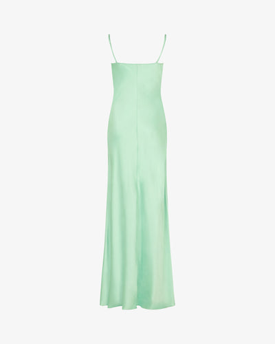 Satin Slip Dress '25 - Mint SERENA BUTE