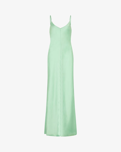 Satin Slip Dress '25 - Mint SERENA BUTE