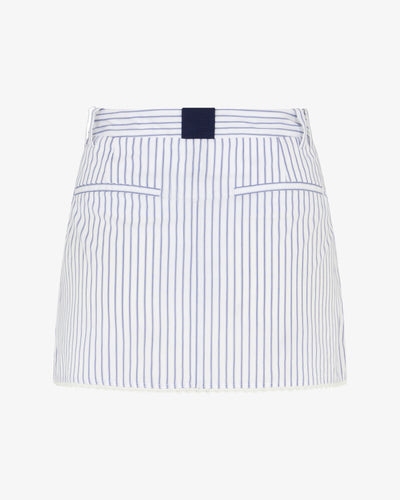 Striped Serena Mini Skirt - Navy/White SERENA BUTE