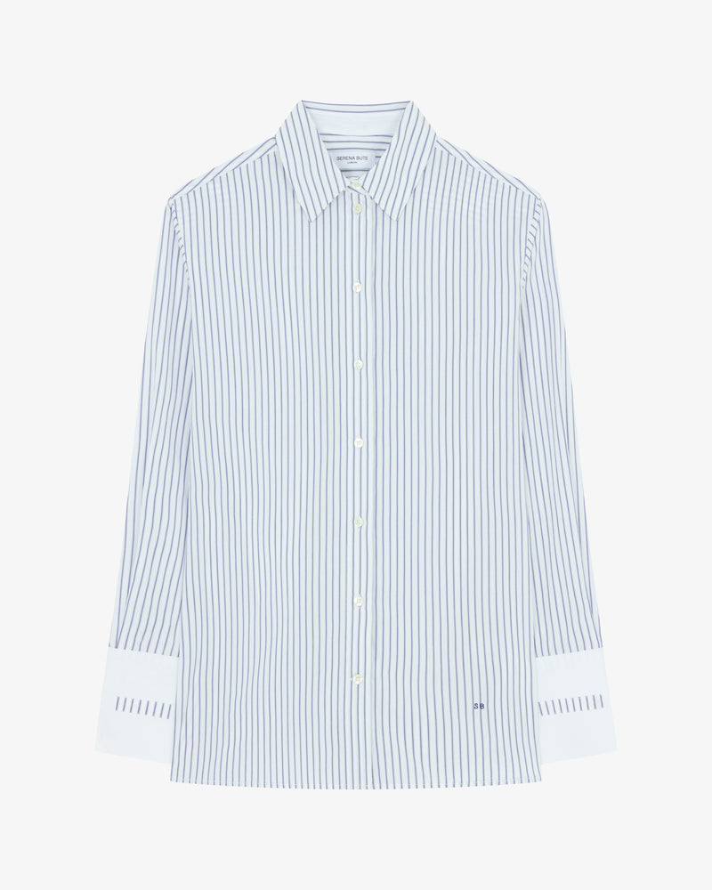 Striped Oversized Shirt '25 - Navy/White picture #2