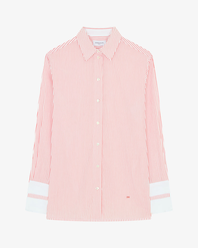Striped Oversized Shirt '25 - Red/White picture #2