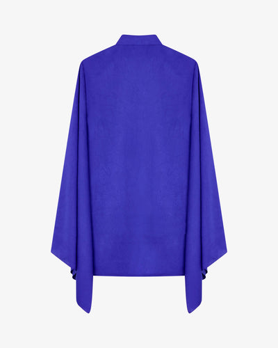 Kimono Sleeve Shirt - Violet Blue SERENA BUTE