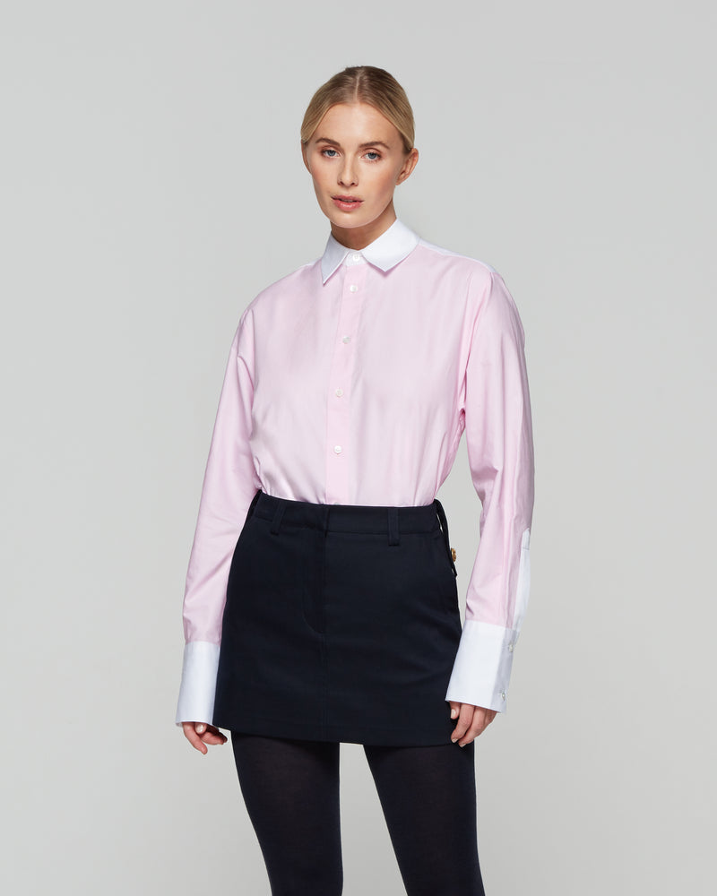 Oversized Oxford Shirt - Pink picture #3