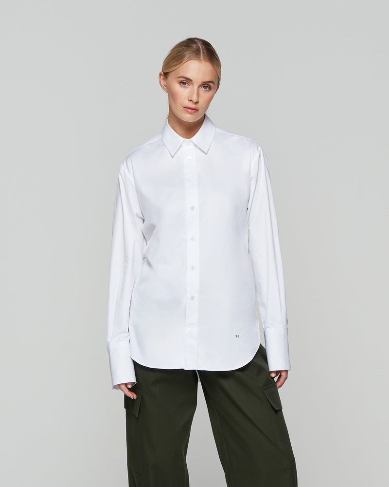 Oversized Oxford Shirt - White picture #4