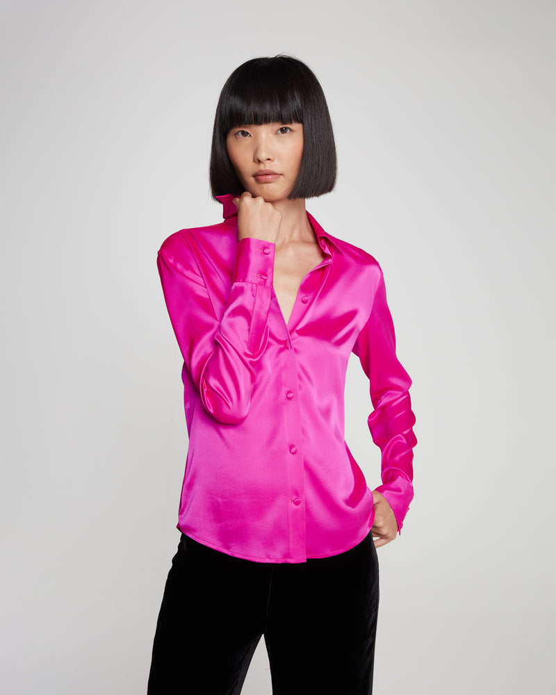 Silk City Shirt - Shocking Pink picture #1