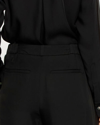 Serena Trouser with Georgette Trim - Black SERENA BUTE