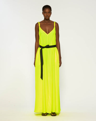 Ibiza Dress in Neon Yellow