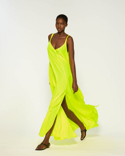 Ibiza Dress - Neon Yellow SERENA BUTE