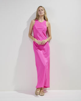 Tank Dress - Shocking Pink