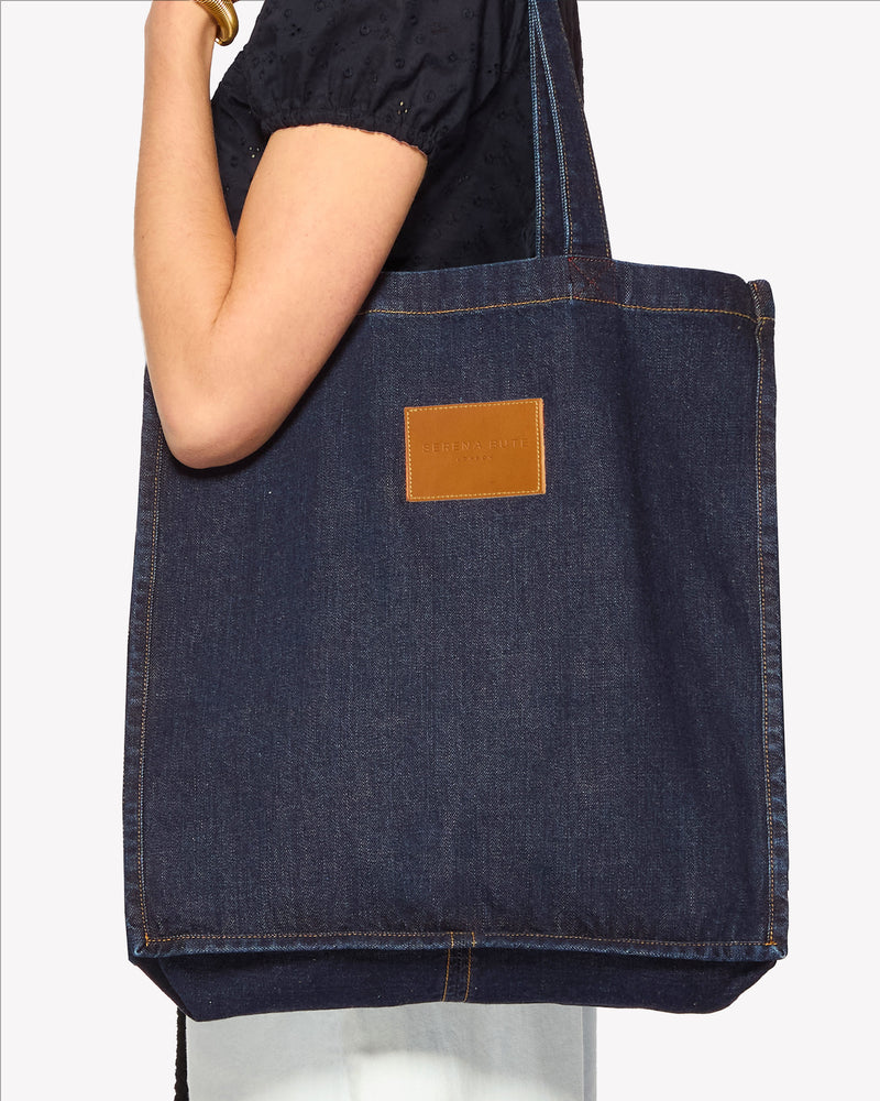 Denim Tote Bag - Dark Navy picture #2