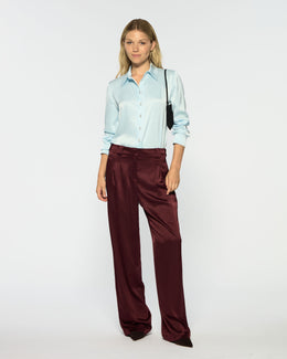 Boyfriend Trouser - Burgundy