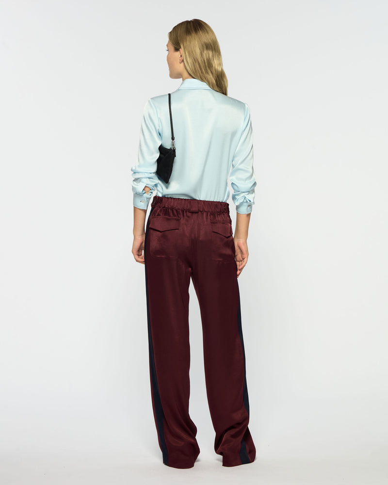 Boyfriend Trouser - Burgundy picture #4