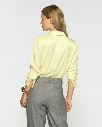 Classic Shirt - Pastel Yellow SERENA BUTE