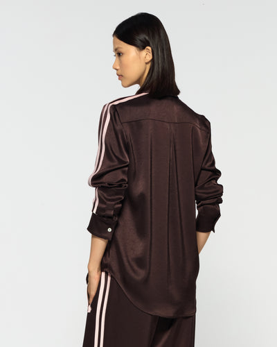Classic Shirt - Chocolate Brown SERENA BUTE