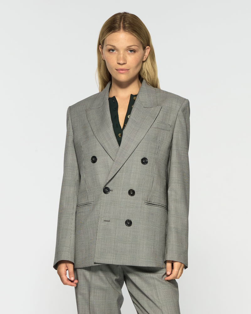 Double Breasted Blazer - Prince of Wales Check picture #1