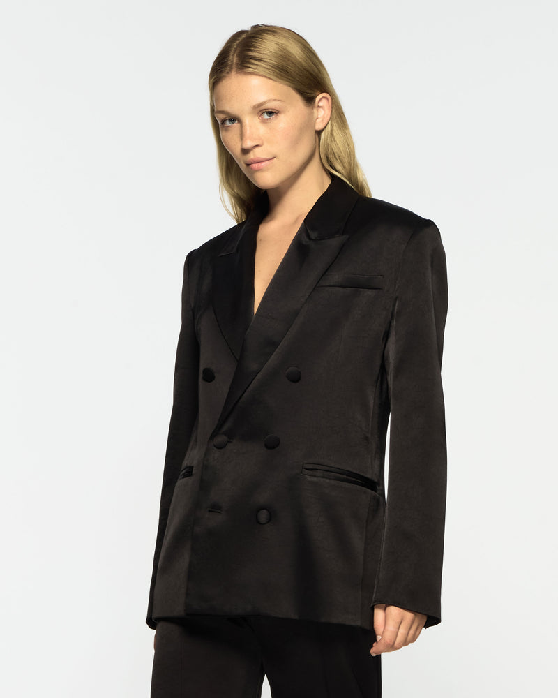 Double Breasted Blazer - Black picture #3