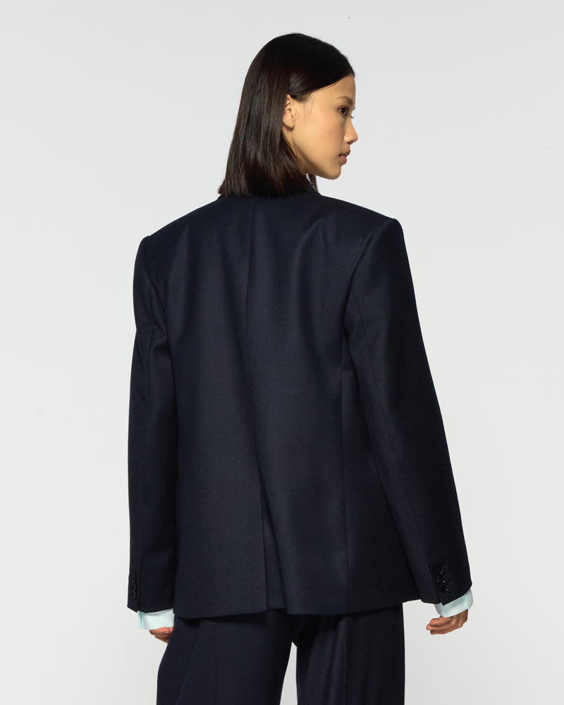 Double Breasted Blazer - Navy Blue picture #4