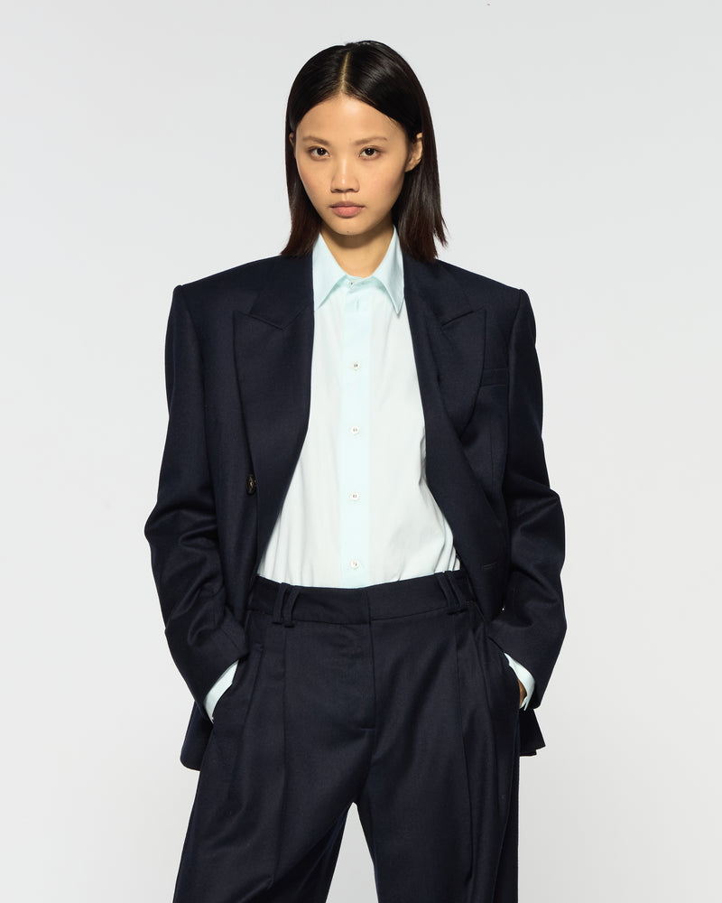 Double Breasted Blazer - Navy Blue picture #1