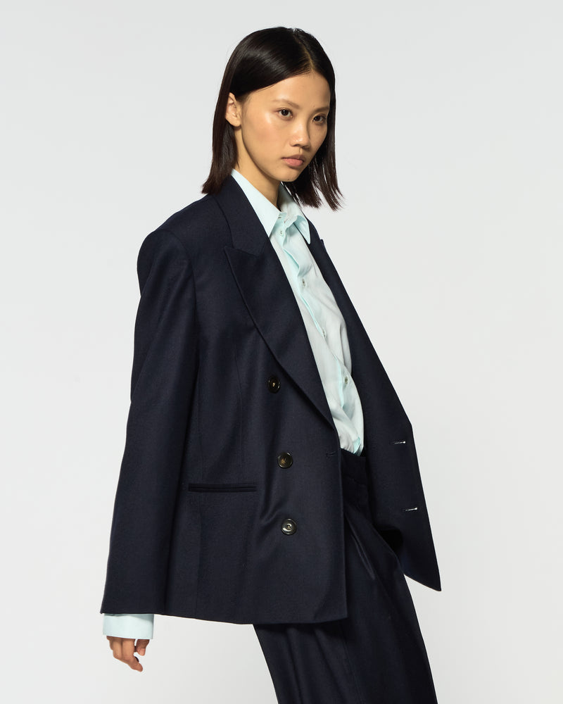 Double Breasted Blazer - Navy Blue picture #3